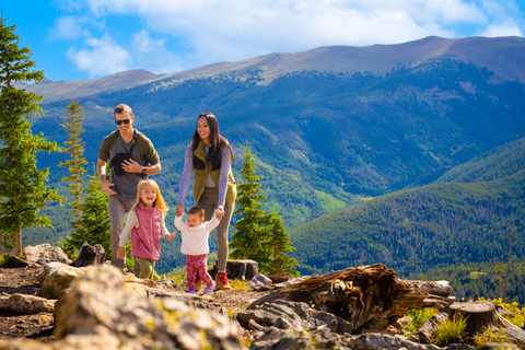 Family hiking