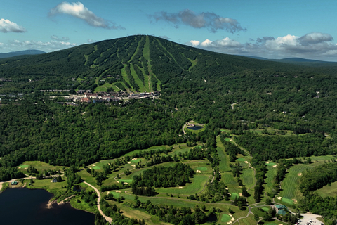 Big Mountain Drone View of Golf Course