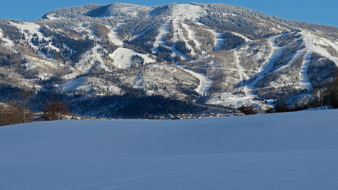 Scenic Winter Mountain