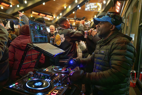 New Years Eve ice skating T bar restaurant the drift family family buffet