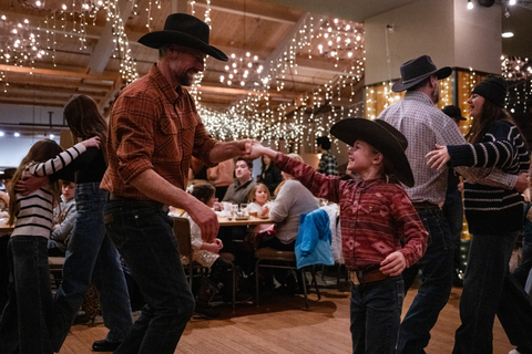 Western BBQ Line Dancing Thunderhead Family Band