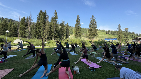 Free Outdoor Yoga on the Inn lawn at Solitude.