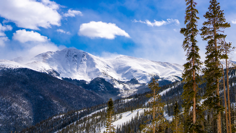 Scenic landscape parry peak