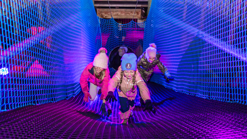 Canopy Climb, Night, Lights