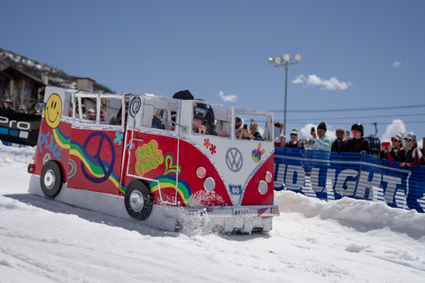 pond skim concert cardboard