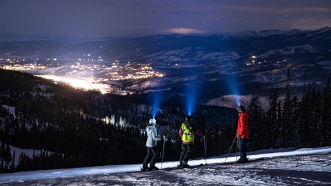 Guided night skiing at Winter Park Resort Colorado