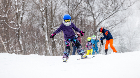 On hill, Pow day, Powder, Skiing