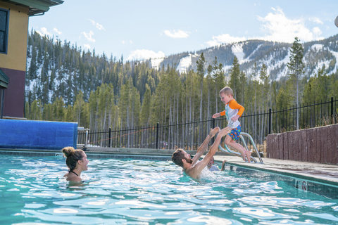 Family in the Vintage Hotel in Winter Park, Colorado