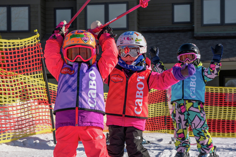 ski school cabot vest photos kids cute learning area sun sunny