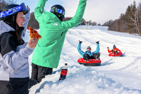 Tubing tube and dine photos activity activities pizza coke cola