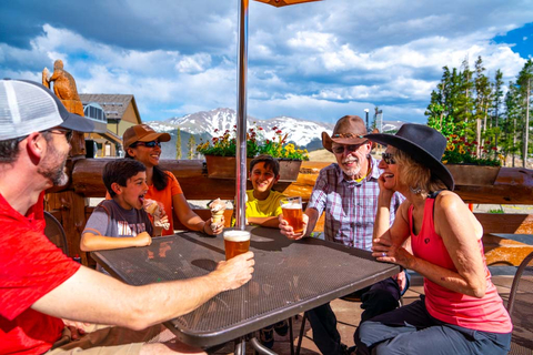 Family at Mountaintop Happy Hour at Winter Park Resort