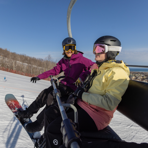 Spring Skiing, On-hill