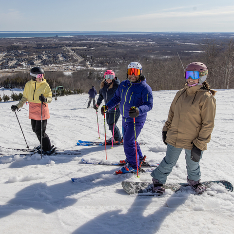 Spring Skiing, On-hill