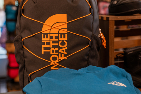 Backpack and hoodie from the north face