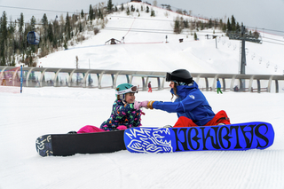 Snowboard lesson