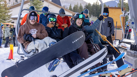 Guests enjoy opening day at Solitude Mountain Resort.