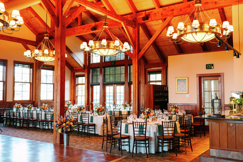 Timber Hall Wedding Reception 
