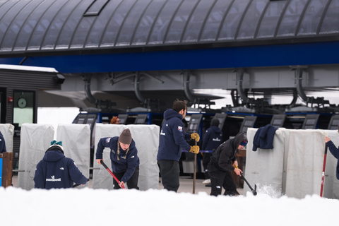 Lift ops and mountain ops staff