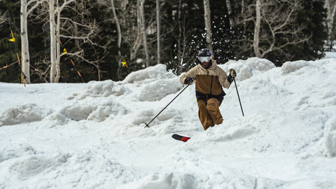 Solitude guests participate in the spring Bump-Off Mogul Competition.