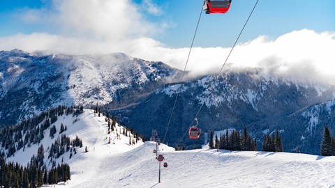 scenic gondola during winter