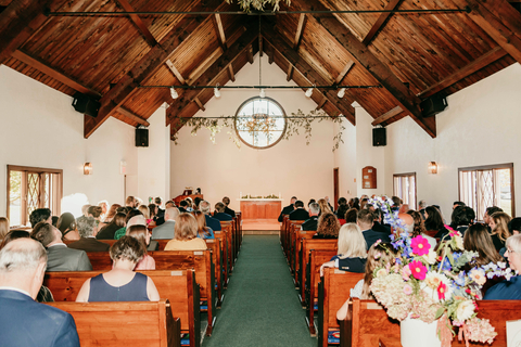 Vermont chapel wedding ceremony
