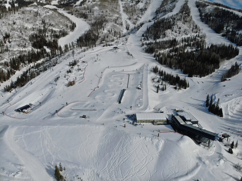 Scenic Winter Mountain GHR Drone Terrain Based Learning
