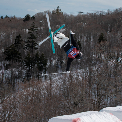 Noram event ski freestyle comp aerial bumps moguls