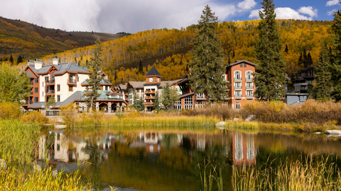 Solitude Village during fall at Solitude Mountain Resort