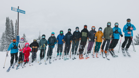 Freeride ski team at Solitude