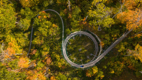 Fall Landscape Drone