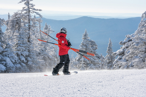 Ski Patrol opening the mountain