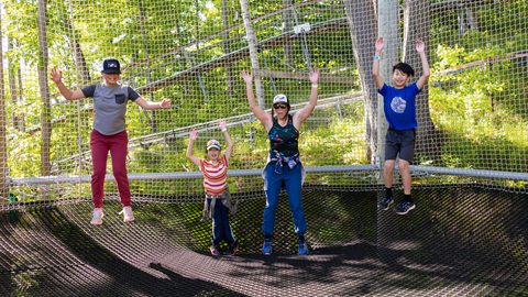 Canopy Climb Net Adventure
