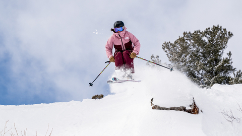 Team Solitude All Mountain athlete catches air at Solitude Mountain Resort