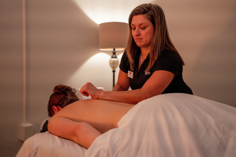 Fitness Center Massage neck back skin rub oil relax health