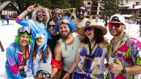 Solitude's Pond Skim Beach Party and live music at Last Chance Beach Bash. 