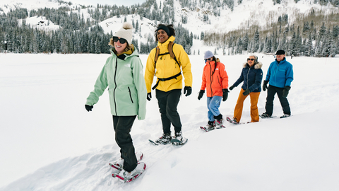 Group snowshoe at Solitude Mountain Resort
