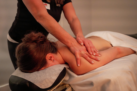 Fitness Center Massage neck back skin rub oil relax health