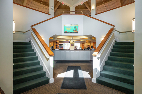 stratton training and fitness center interior workout room yoga pool