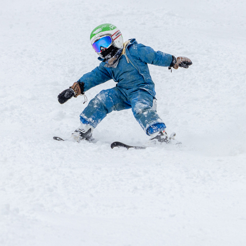 On hill, Pow day, Powder, Skiing