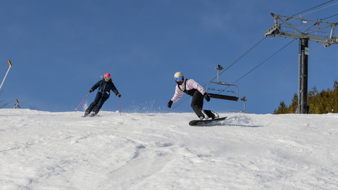 Spring Skiing, On-hill