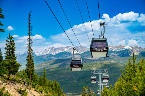 a scenic gondola at Winter Park Resort