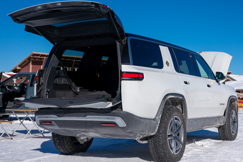 rivian base area activation sponsorship partnership