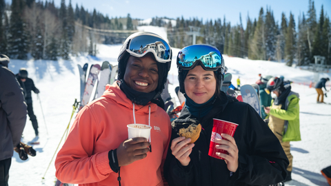 Solitude guests enjoy Ladies Laps with The North Face on International Women's Day at Solitude Mountain Resort.