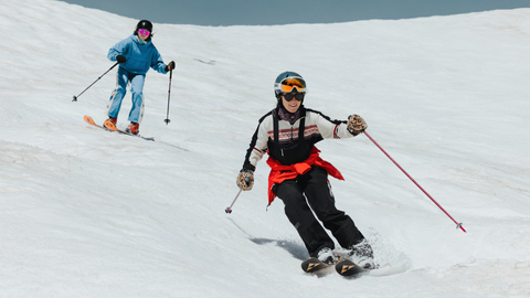 Spring skiing Sunshine Bowl at Solitude Mountain Resort