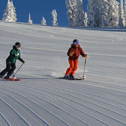 Skiing Groomer