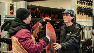 Solitude employees rent gear from the Moonbeam Lodge Rental Shop