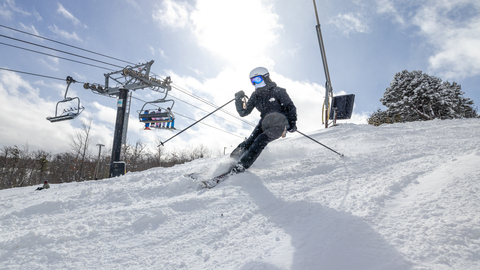 On hill, Pow day, Powder, Skiing