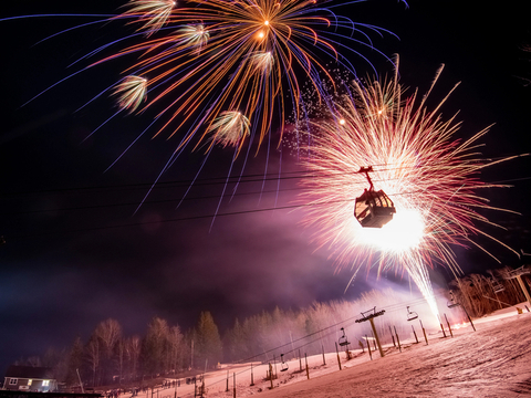 fireworks at stratton mountain for new year's eve events