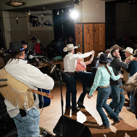 Western BBQ Cowboy Downhill Dance