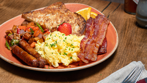 The Pottery Alpine Restaurant, Brunch Menu, Farmers Breakfast